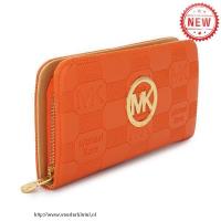 michael kors logo signature groot oranje portefeuilles Nederland Tassen dkszx132